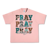 Salmon pray on it pray over it pray through it Urban Heavy Tee - Artiststas