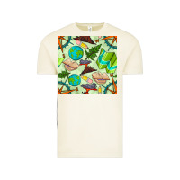 Vintage Arctic geography class seamless pattern Vintage Tee - BundleAndBundleShop