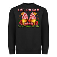 Black ice cream makes everything better Heavyweight Sweatshirt - AdoDesignShop