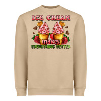 Mushroom ice cream makes everything better Heavyweight Sweatshirt - AdoDesignShop