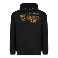 Black caffeine queen Heavyweight Hoodie - BarkalooDesign