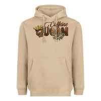 Mushroom caffeine queen Heavyweight Hoodie - BarkalooDesign