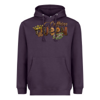 Plum caffeine queen Heavyweight Hoodie - BarkalooDesign