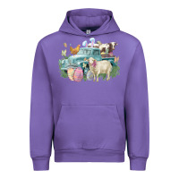Tulip Easter truck farm animals Easter Day Urban Hoodie - HowdyJamesFarm