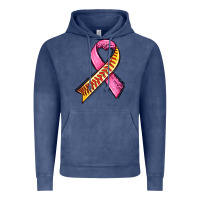 Vintage Denim breast cancer sport ribbons Vintage Hoodie - AdoDesignShop
