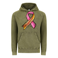 Vintage Olive breast cancer sport ribbons Vintage Hoodie - AdoDesignShop