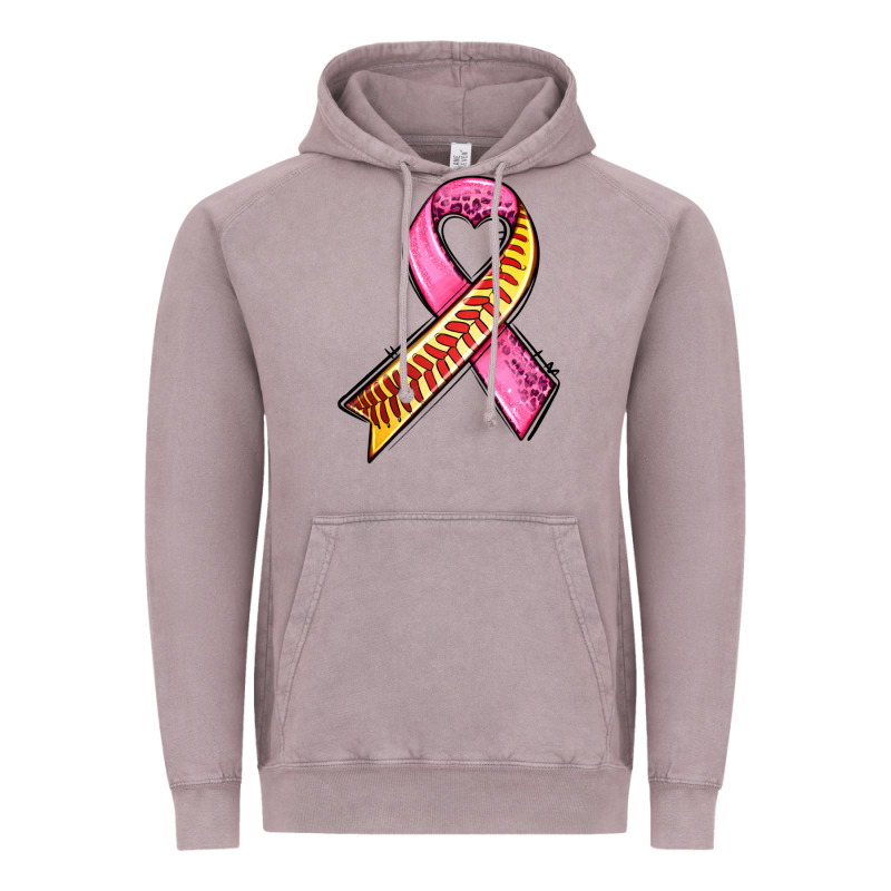 Breast Cancer Sport Ribbons Vintage Hoodie by AdoDesignShop | Teevron