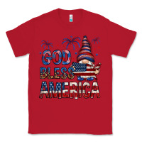 Red god bless america Classic Tee - NancyCooperArtShop