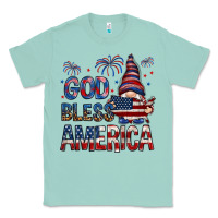 Seafoam god bless america Classic Tee - NancyCooperArtShop