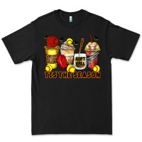 Black tis' the season softball coffee cups Premium Tee - Zillion Design Studio
