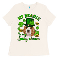 St.patrick's Day My Beagle Is My Lucky Charm Ladies Tee | Teevron