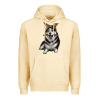 Pina Colada alaskan husky with bandeau Premium Hoodie - texasbilliewilder