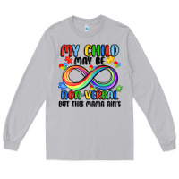 Moon Dust my child may be non verbal but this mama ain's Long Sleeve Tee - JahusDesignShop
