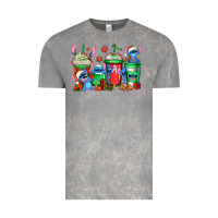 Cloud Rock christmas stitch coffee Vintage Tee - Jasminsmagicworld