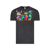 Vintage Black christmas stitch coffee Vintage Tee - Jasminsmagicworld