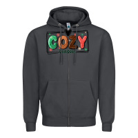 Smoke cozy season Zipper Hoodie - MaliasSmallBusiness