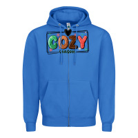 True Royal cozy season Zipper Hoodie - MaliasSmallBusiness