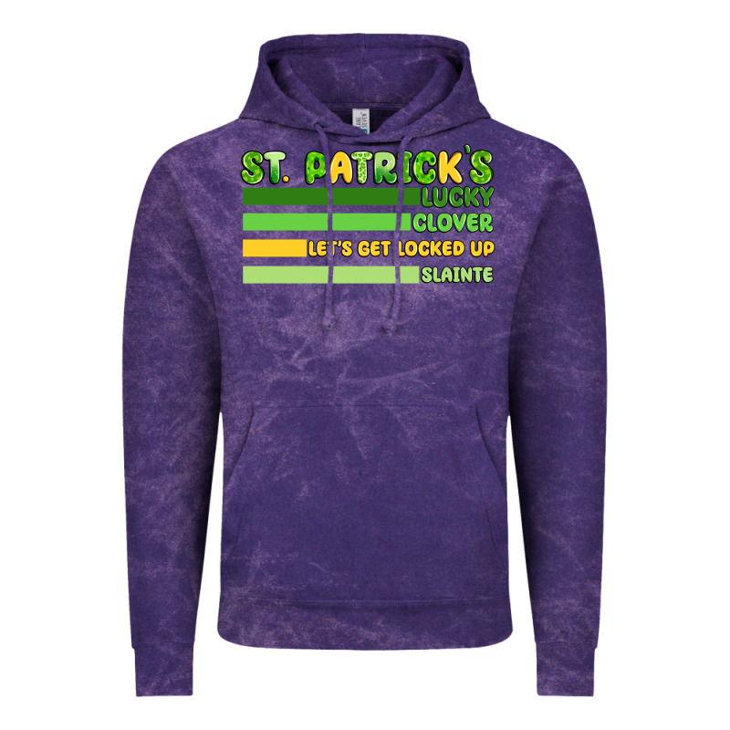 St. Patricks Lucky Clover  Artiststas Vintage Hoodie by Artiststas | Teevron