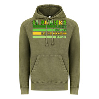 Vintage Olive st. patricks lucky clover  artiststas Vintage Hoodie - Artiststas