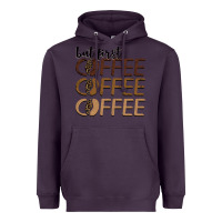Plum but first coffee coffee coffee Heavyweight Hoodie - BarkalooDesign