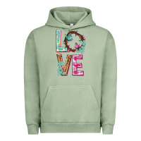 Pigment Oil Green Love crown of the thorns Easter Day Urban Hoodie - HowdyJamesFarm