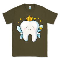 Army Green tooth fairy Classic Tee - Jasminsmagicworld