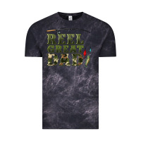 Cloud Black reel great dad Vintage Tee - Artiststas