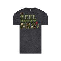 Vintage Black reel great dad Vintage Tee - Artiststas
