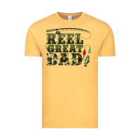 Vintage Mustard reel great dad Vintage Tee - Artiststas