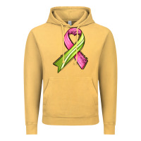 Vintage Mustard breast cancer sport ribbons Vintage Hoodie - AdoDesignShop