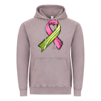 Breast Cancer Sport Ribbons Vintage Hoodie | Teevron