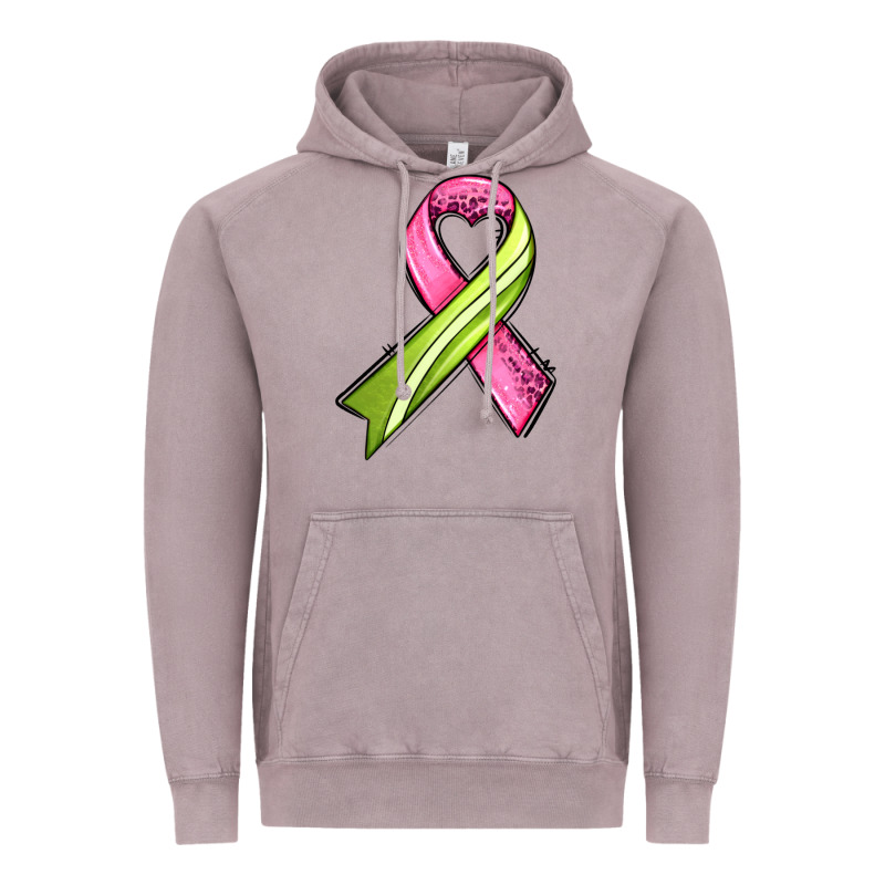 Breast Cancer Sport Ribbons Vintage Hoodie by AdoDesignShop | Teevron