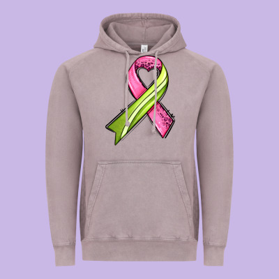 Breast Cancer Sport Ribbons Vintage Hoodie Designed By Adodesignshop
