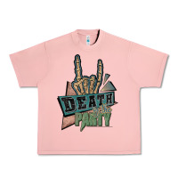 Death Of The Party White Urban Heavy Tee | Teevron
