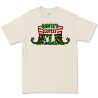 Santa's Cutest Elf Christmas Premium Tee | Teevron