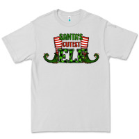 Dove Grey santa's cutest elf christmas Premium Tee - RanaPortraitStore