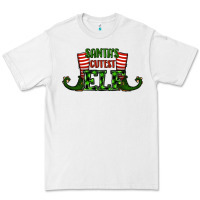 White santa's cutest elf christmas Premium Tee - RanaPortraitStore