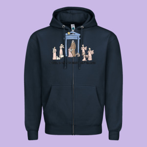 A Thrill Of Hope Nativity Zipper Hoodie Designed By Maliassmallbusiness