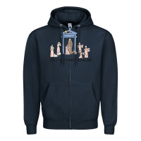 Navy a thrill of hope nativity Zipper Hoodie - MaliasSmallBusiness