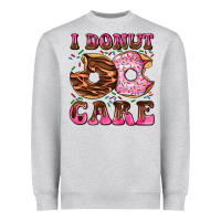 Heather Grey i donut care Heavyweight Sweatshirt - AdoDesignShop