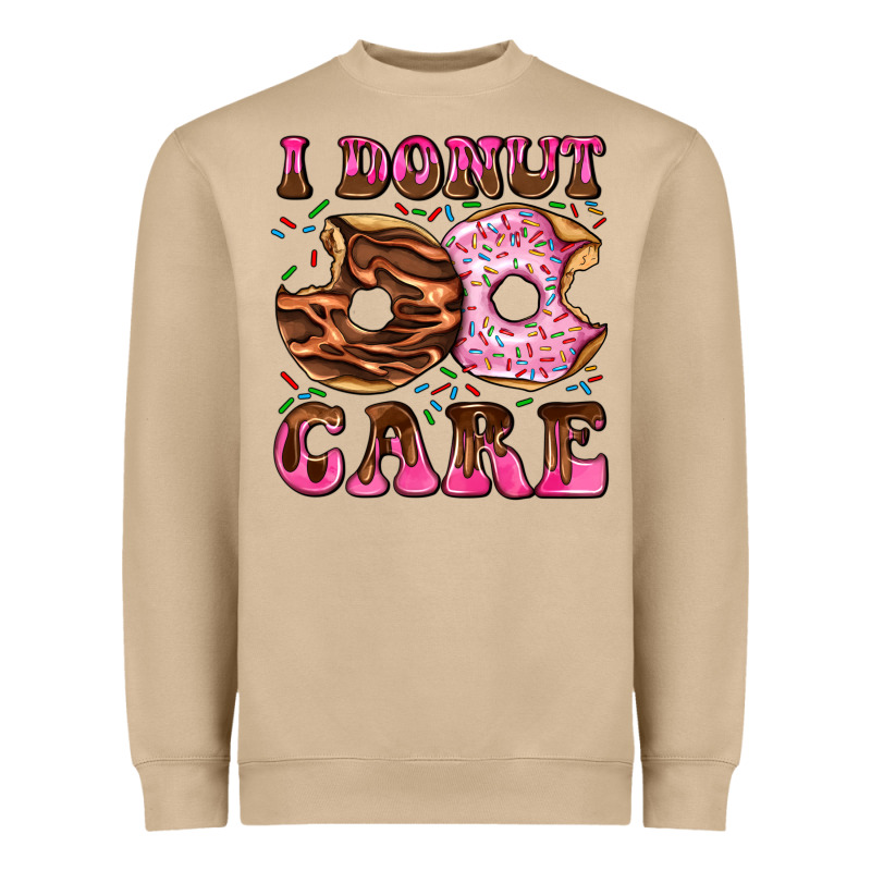 I Donut Care Heavyweight Sweatshirt by AdoDesignShop | Teevron