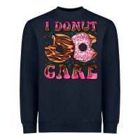 Navy i donut care Heavyweight Sweatshirt - AdoDesignShop