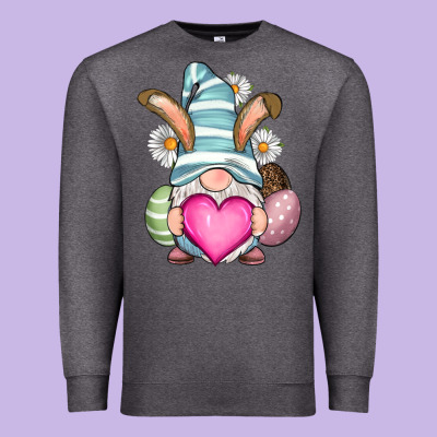 Easter Gnome Premium Sweatshirt Designed By Ranaportraitstore