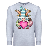 Heather Grey Easter gnome Premium Sweatshirt - RanaPortraitStore