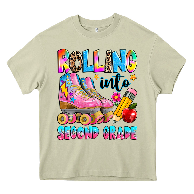 Rolling Into Second Grade Heavy Core Tee by texasbilliewilder | Teevron