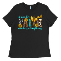 Black if one has faith one has everything Ladies Tee - texasbilliewilder