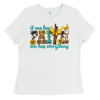 White if one has faith one has everything Ladies Tee - texasbilliewilder