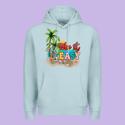 Take It Easy Premium Hoodie Designed By Nancycooperartshop
