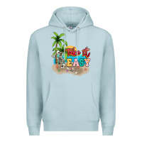 Blue Mist take it easy Premium Hoodie - NancyCooperArtShop
