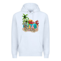 White take it easy Premium Hoodie - NancyCooperArtShop